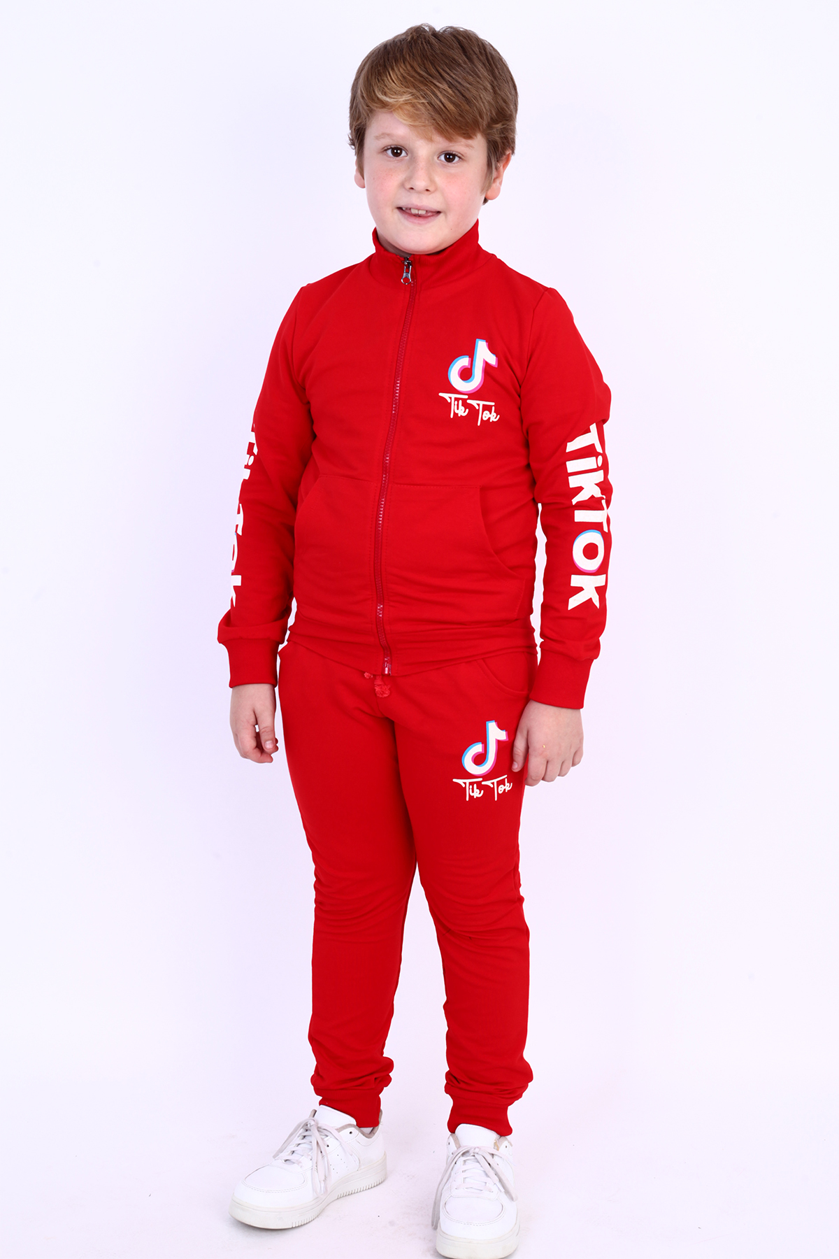 Toontoy  Erkek Çocuk Tiktok Baskılı Takım