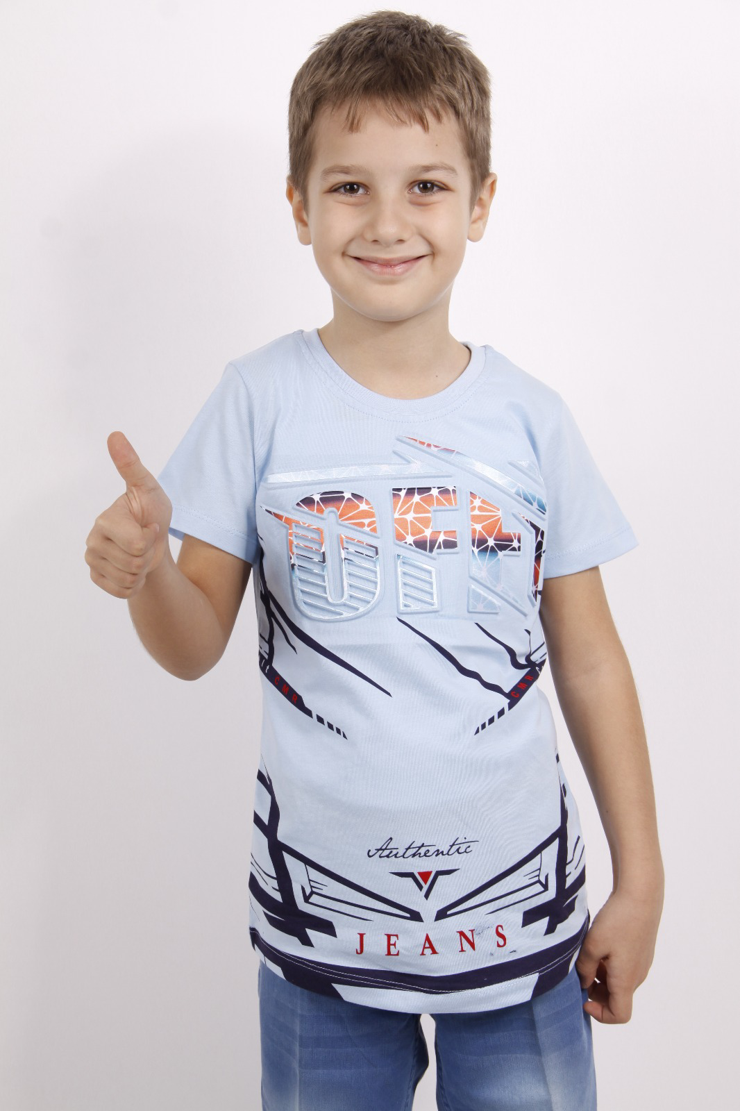 Toontoy Erkek Çocuk Off Gofre Baskılı Tişört