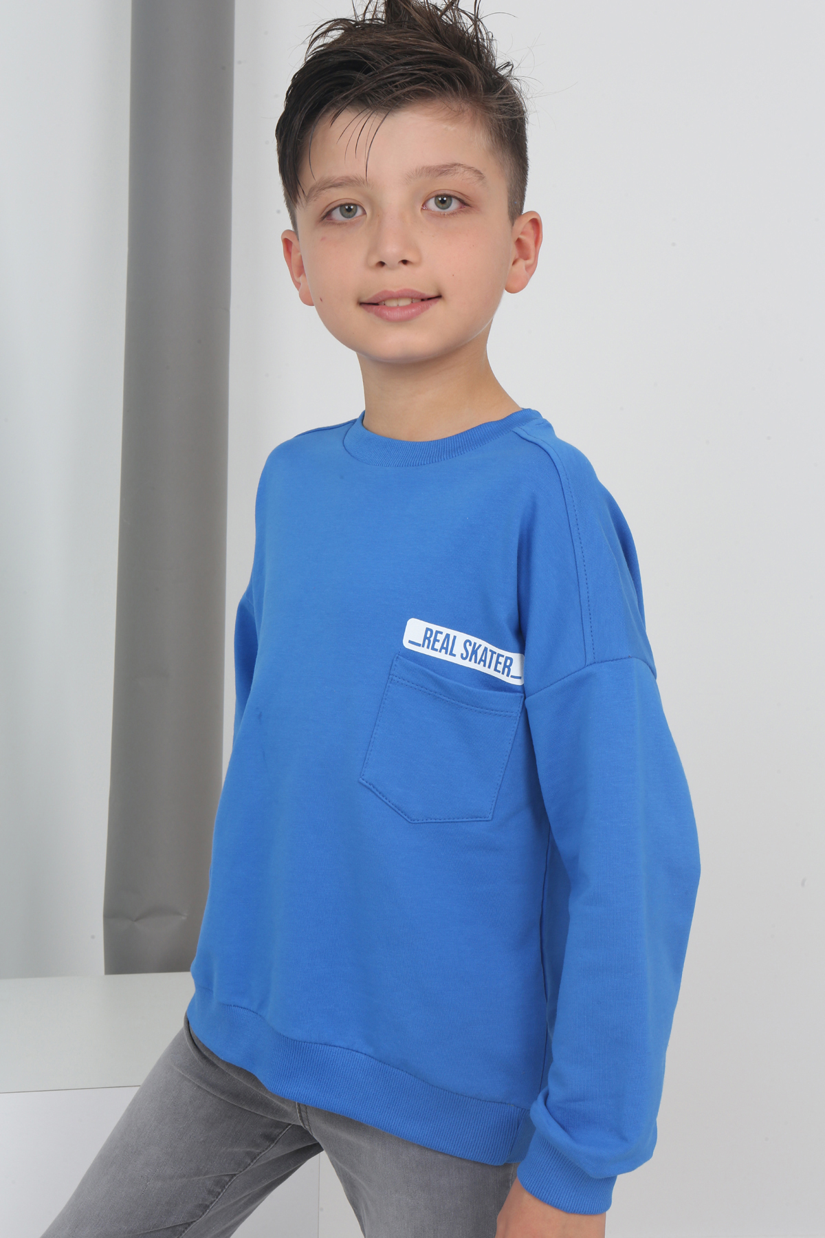 Toontoy Erkek Çocuk Baskılı Sweatshirt