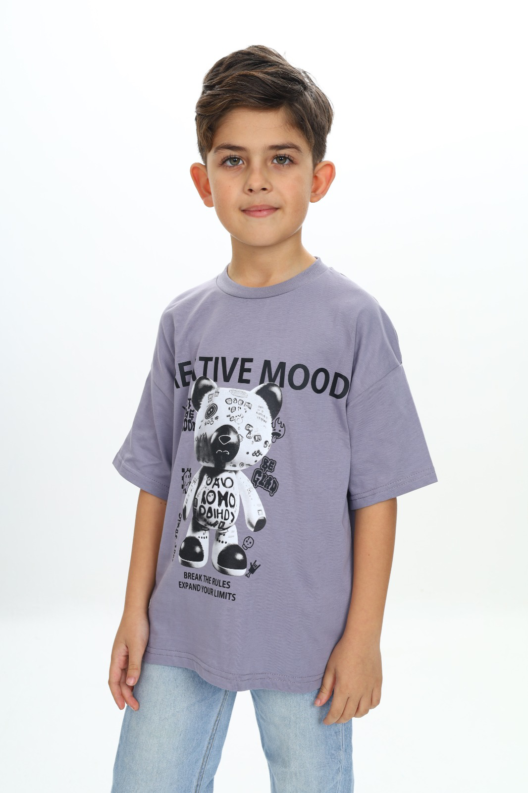 Toontoy Erkek Çocuk Creatıve Mood Baskılı Tişört