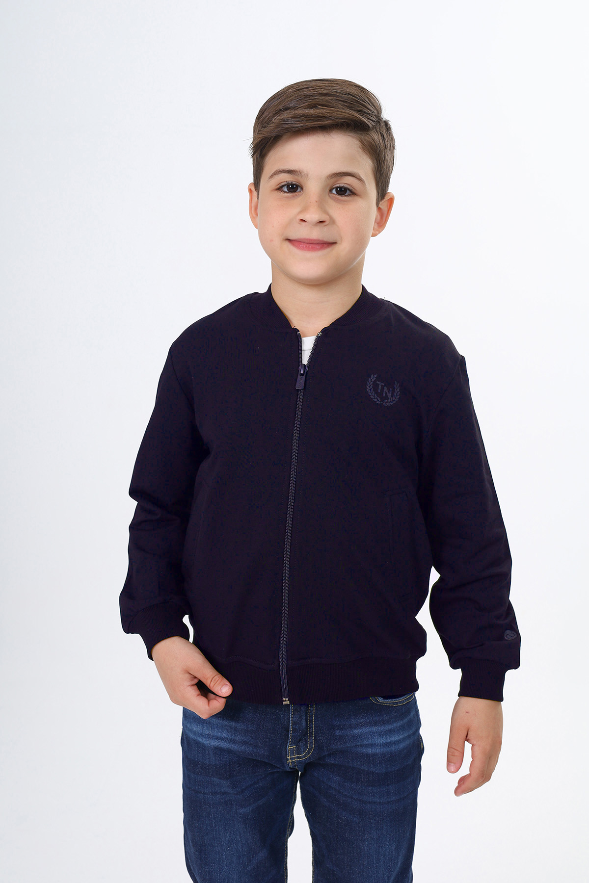 Toontoy Erkek Çocuk Baskılı Hırka Toontoy Erkek Çocuk Baskılı Hırka
