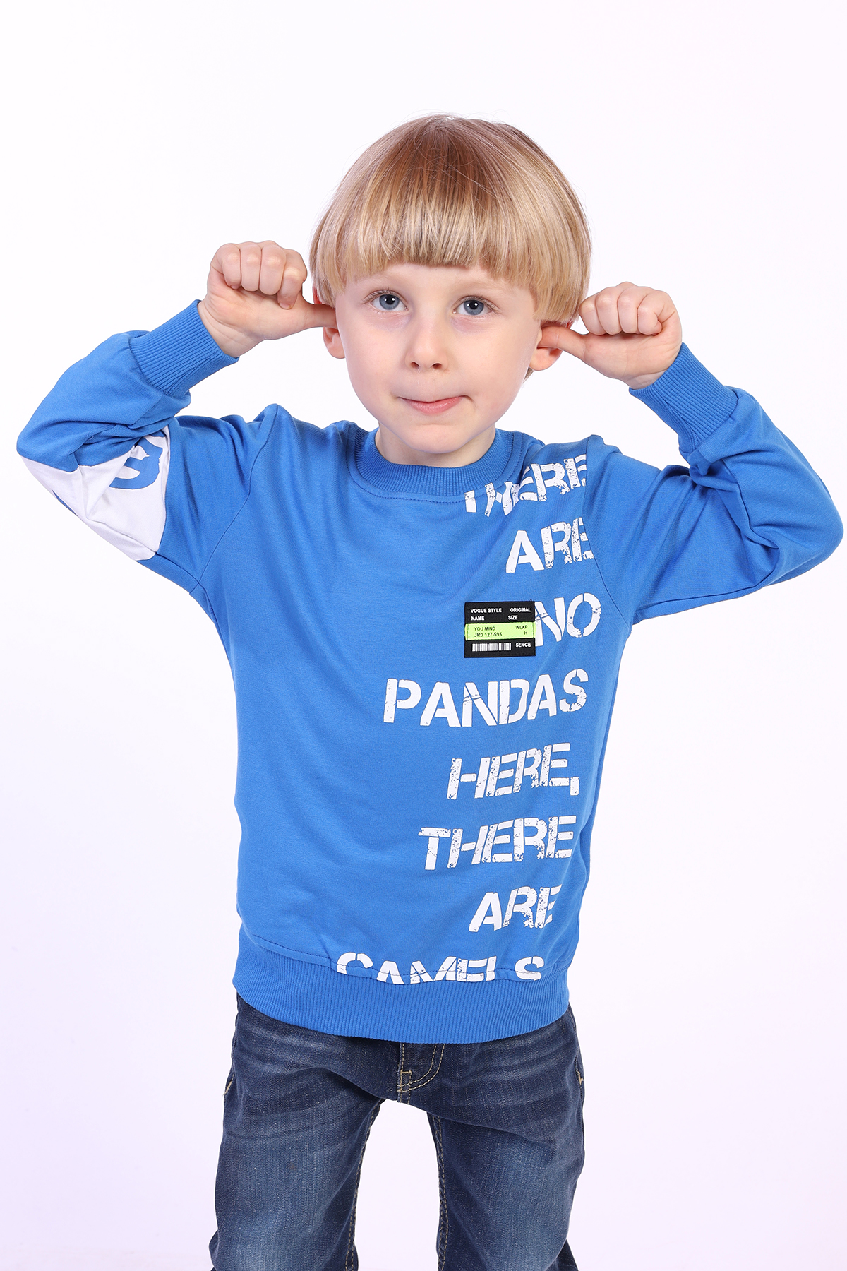 Toontoy Erkek Çocuk Ön Ve Kol Baskılı Sweatshirt