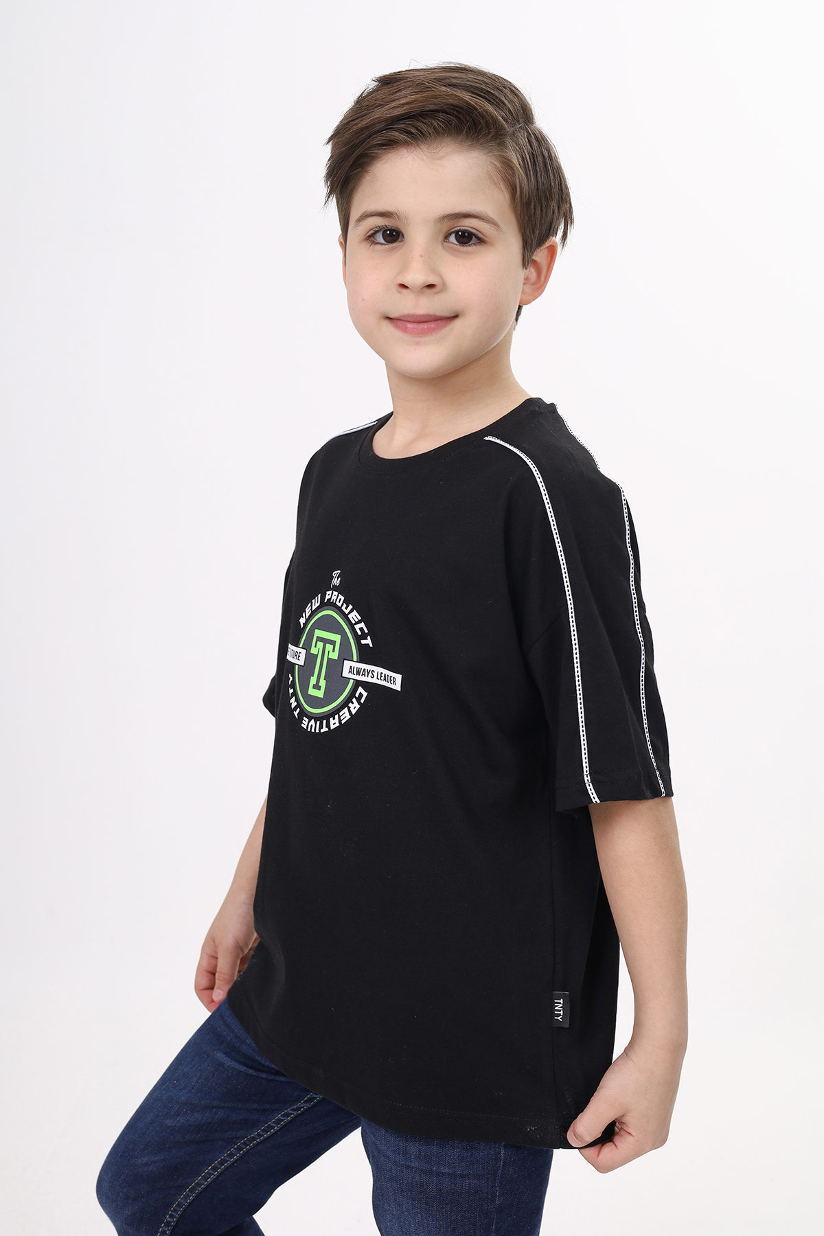 Toontoy Erkek Çocuk  New Project Baskılı Tişört