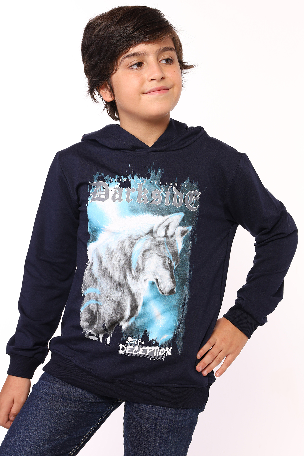 Toontoy Erkek Çocuk Baskılı Sweatshirt