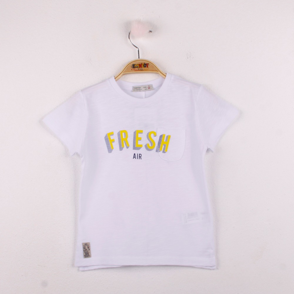 Toontoy Erkek Çocuk Fresh Baskılı Tişört