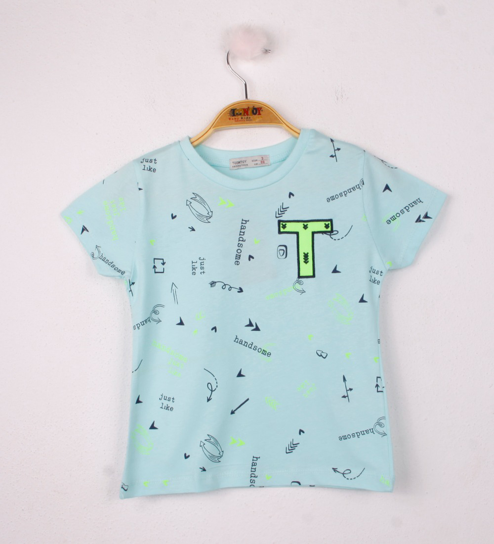 Toontoy Erkek Çocuk T Nakışlı Tişört