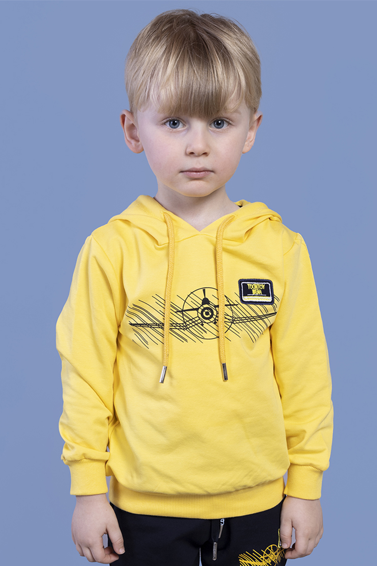 Toontoy Erkek Çocuk Yazı Baskılı Sweatshirt