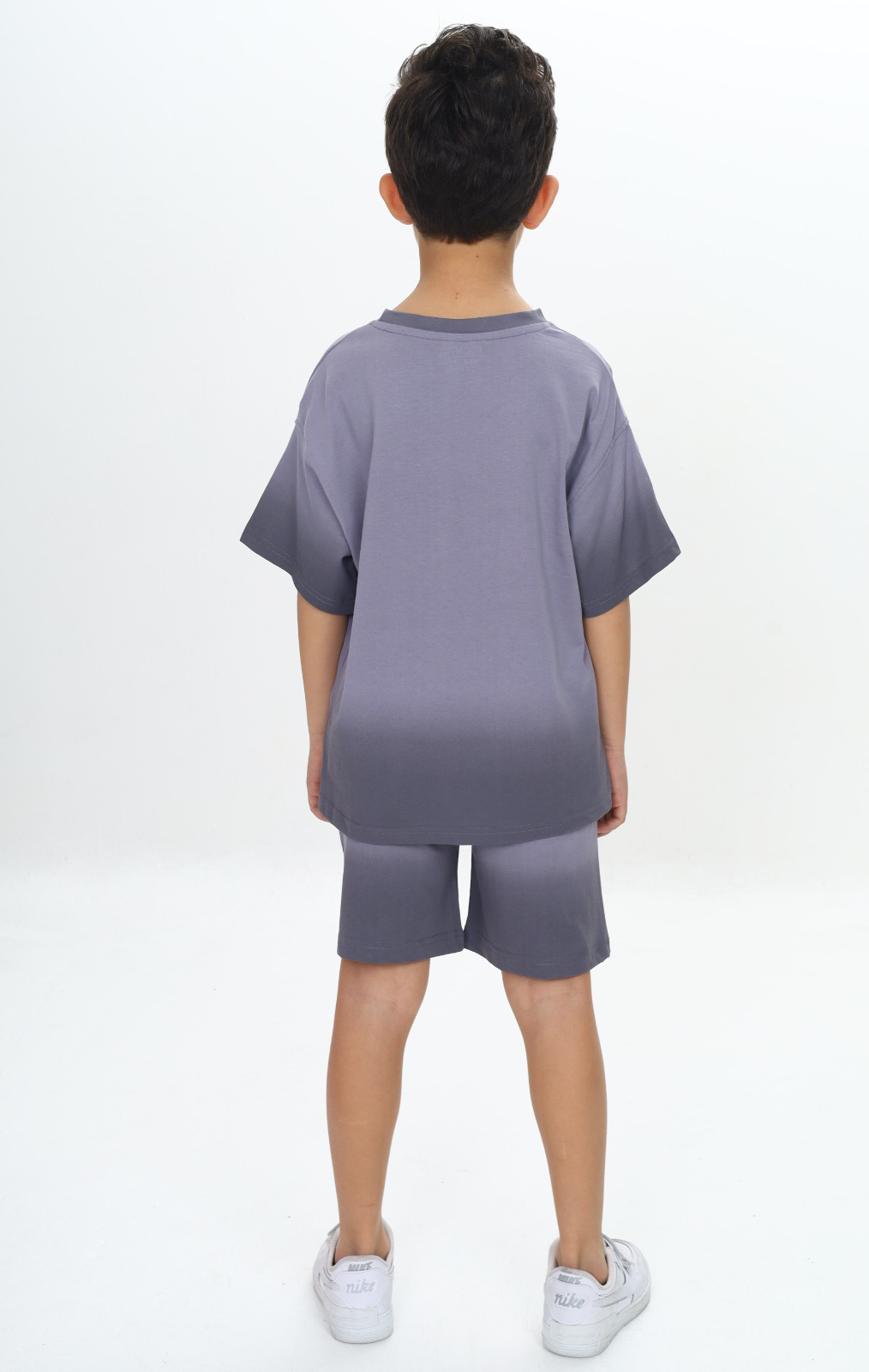 Toontoy  Erkek Çocuk Yikama Efektli Baskili Şortlu Takim