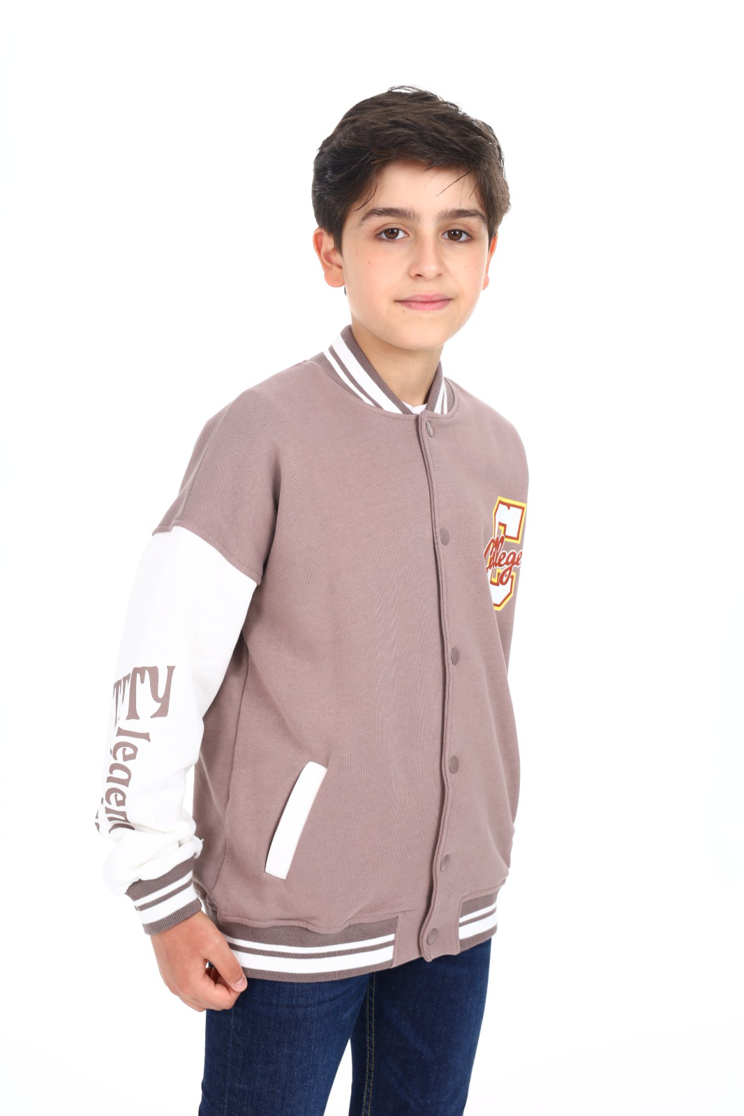 Toontoy Erkek Çocuk Baskılı Kolej Hırka