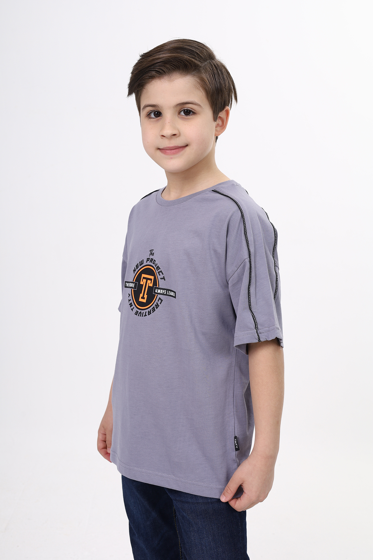 Toontoy Erkek Çocuk  New Project Baskılı Tişört