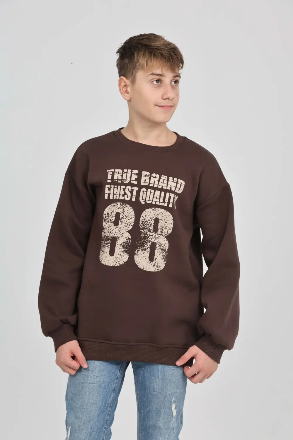 Toontoy Erkek Çocuk 88 Baskılı Sweatshirt