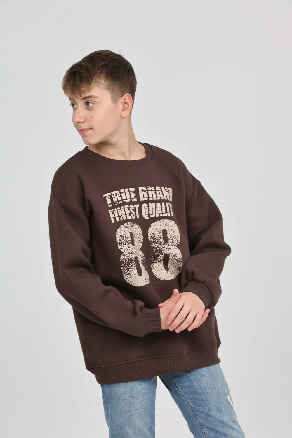 Toontoy Erkek Çocuk 88 Baskılı Sweatshirt