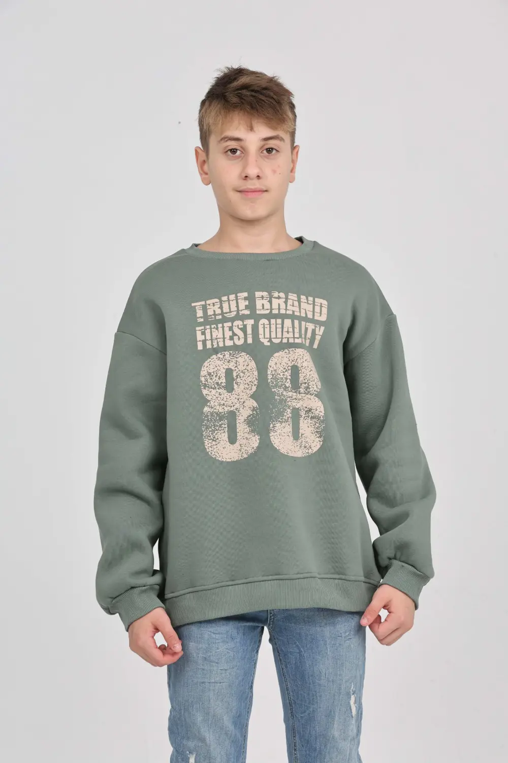 Toontoy Erkek Çocuk 88 Baskılı Sweatshirt