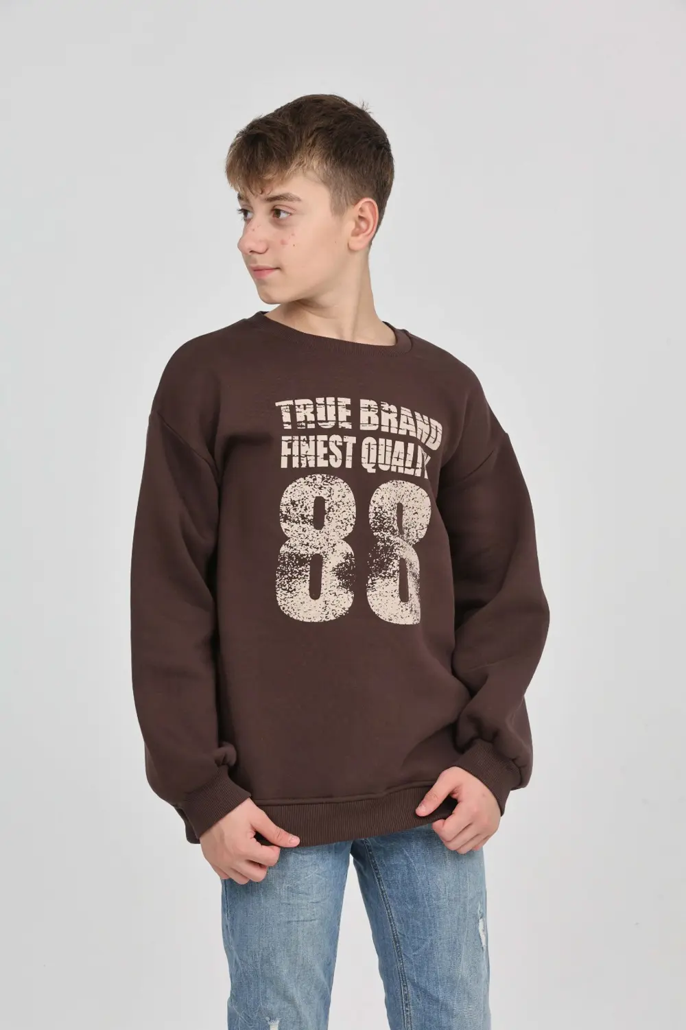 Toontoy Erkek Çocuk 88 Baskılı Sweatshirt