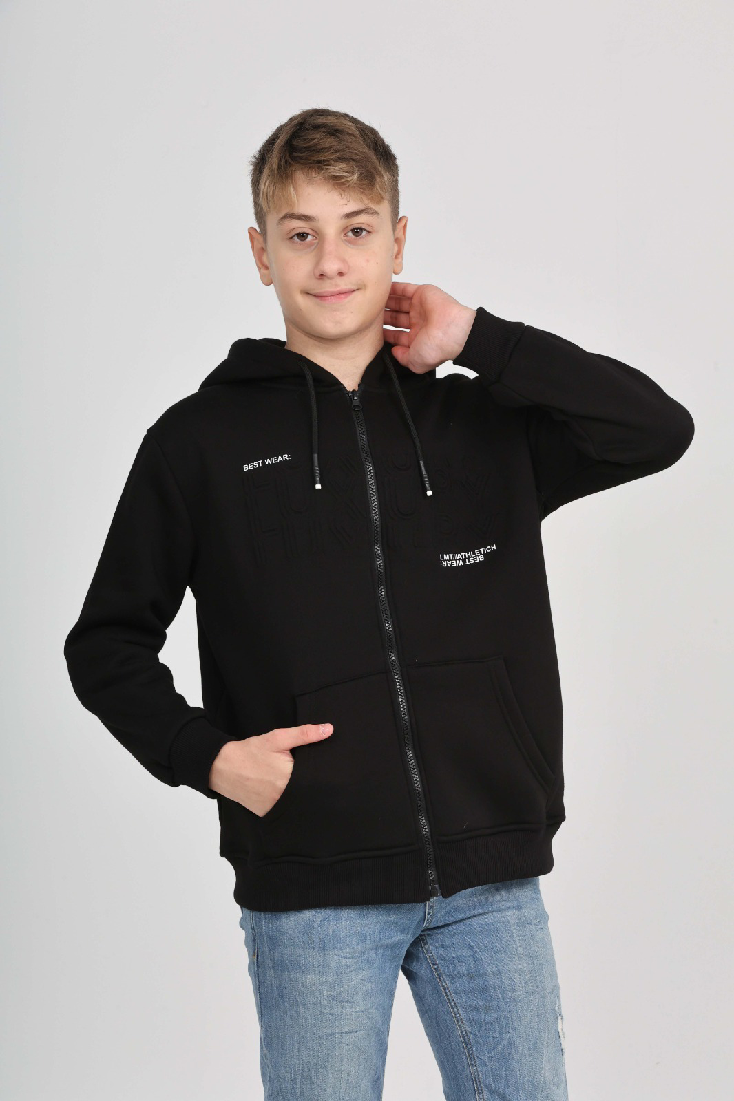 Toontoy  Erkek Çocuk Luxury Baskili Hirka