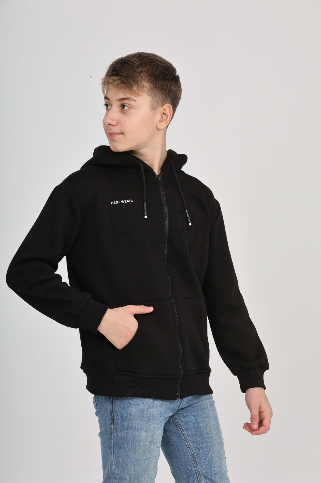 Toontoy  Erkek Çocuk Luxury Baskili Hirka