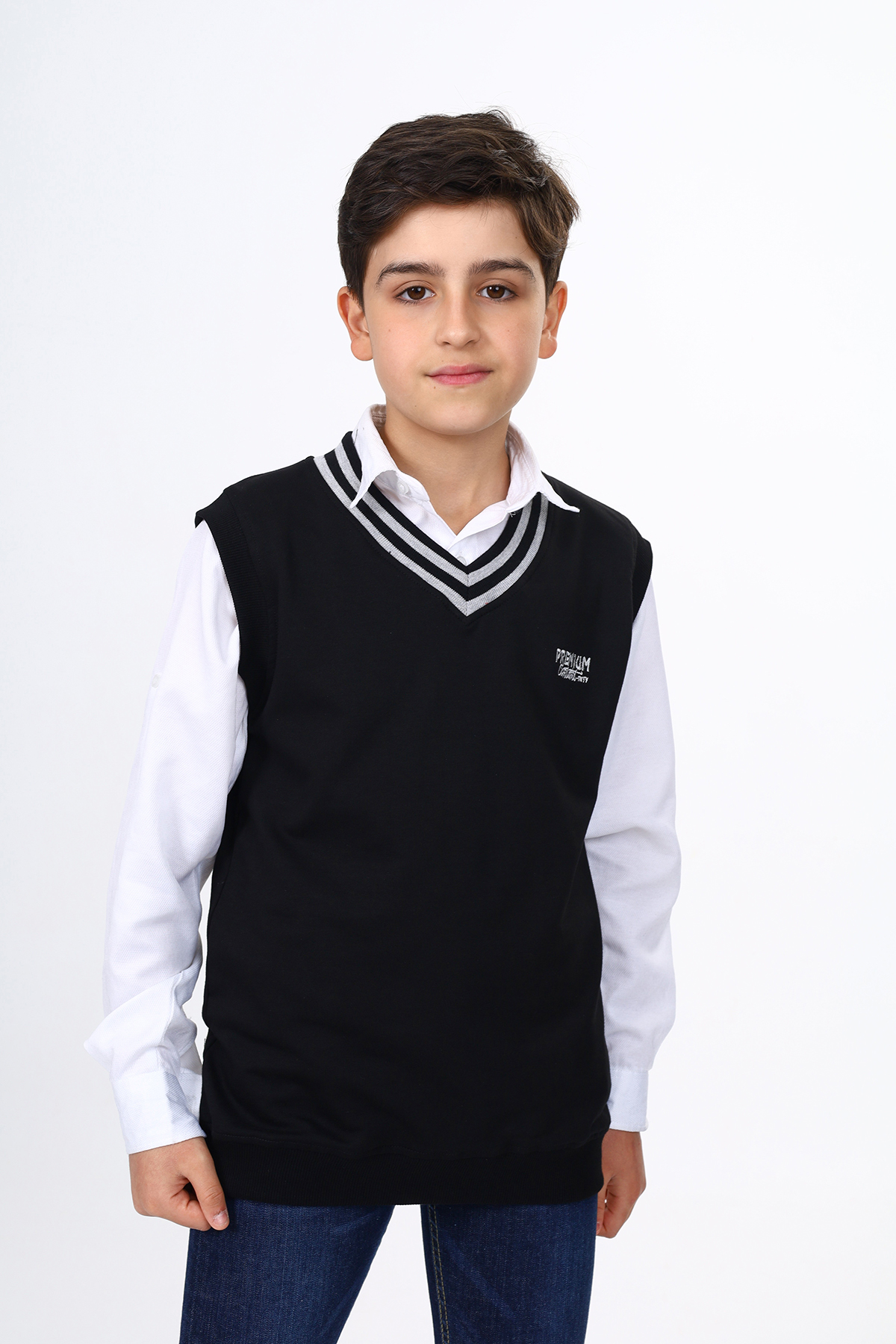 Toontoy  Erkek Çocuk Okul Nakışlı Süveter