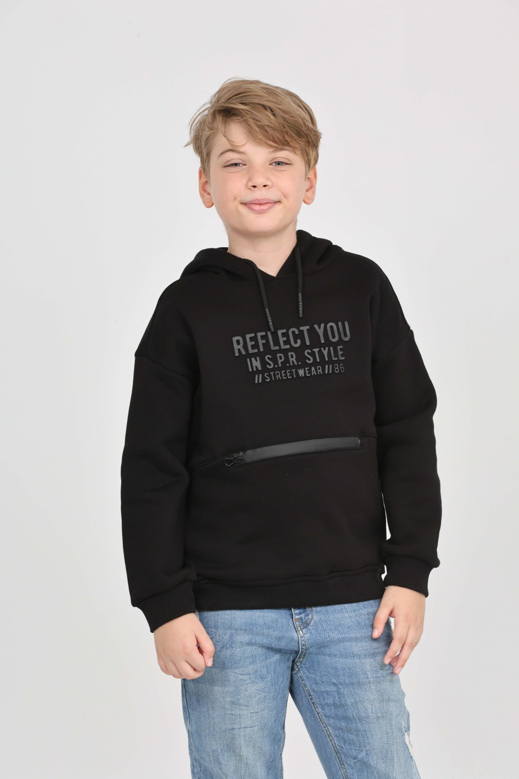 Toontoy Erkek Çocuk Reflect You Baskılı Sweatshırt Toontoy Erkek Çocuk Reflect You Baskılı Sweatshırt