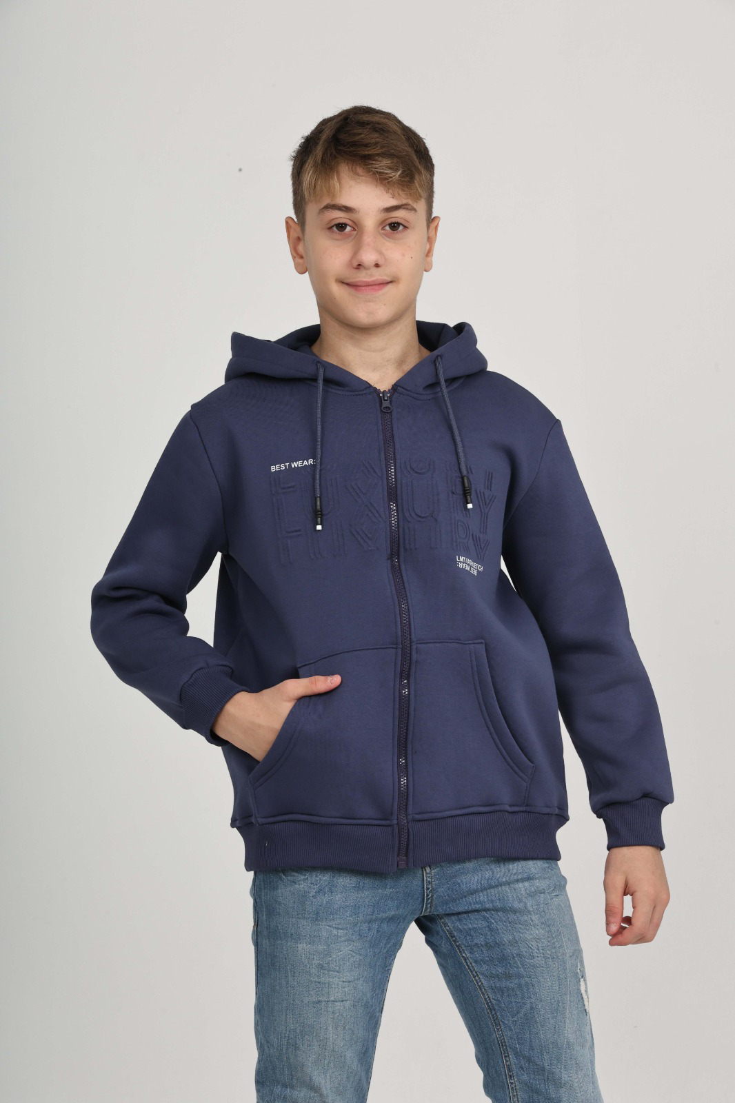 Toontoy  Erkek Çocuk Luxury Baskili Hirka