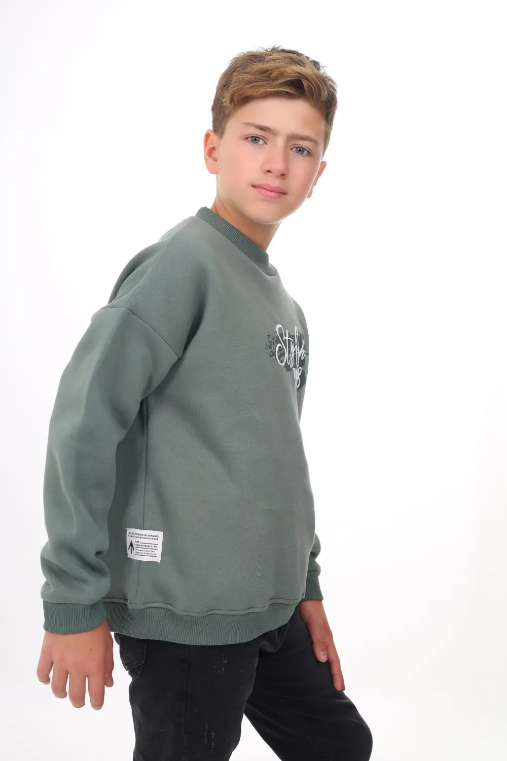 Toontoy Erkek Çocuk Baskılı Sweatshirt