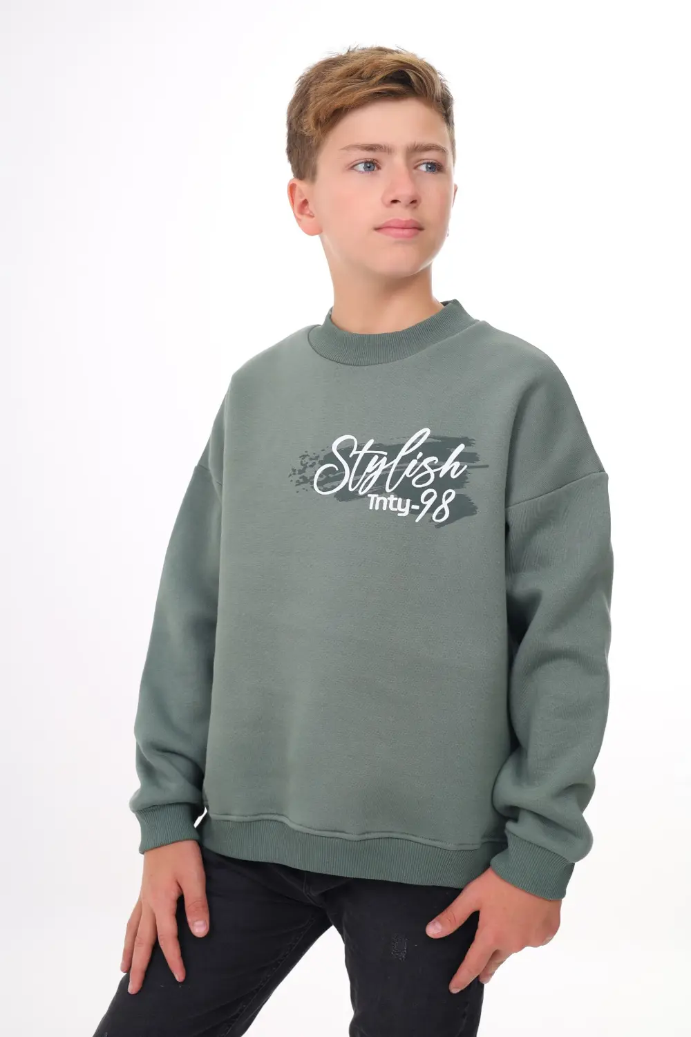 Toontoy Erkek Çocuk Baskılı Sweatshirt
