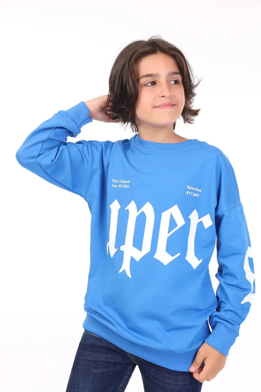 Toontoy Erkek Çocuk Baskılı Sweatshirt