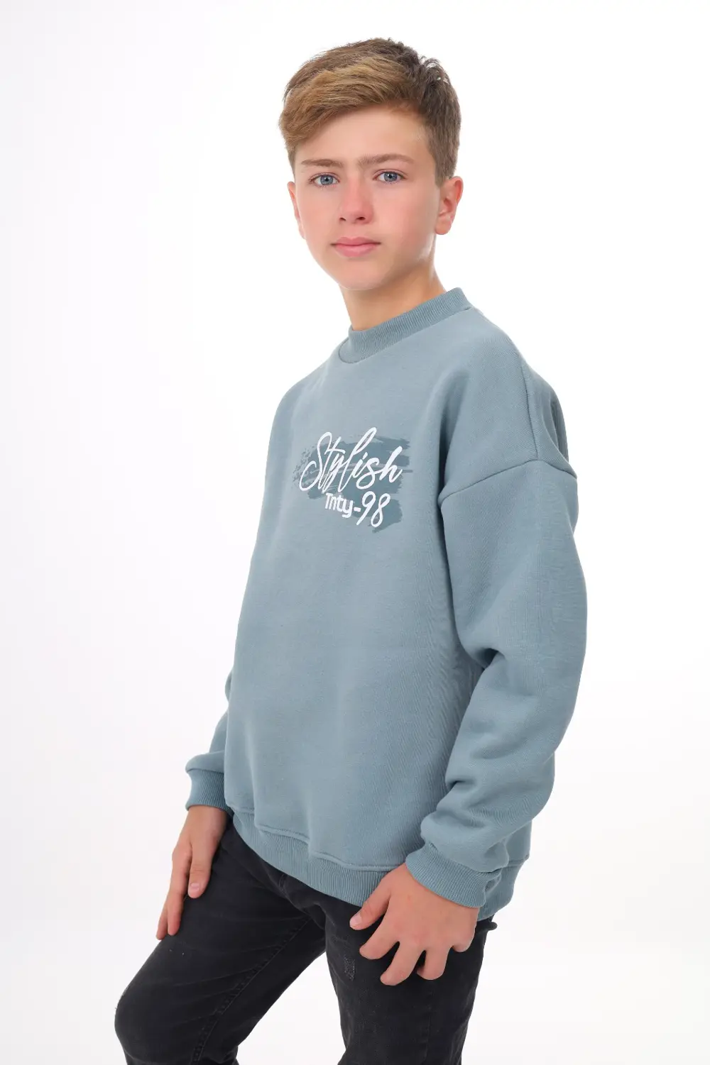 Toontoy Erkek Çocuk Baskılı Sweatshirt