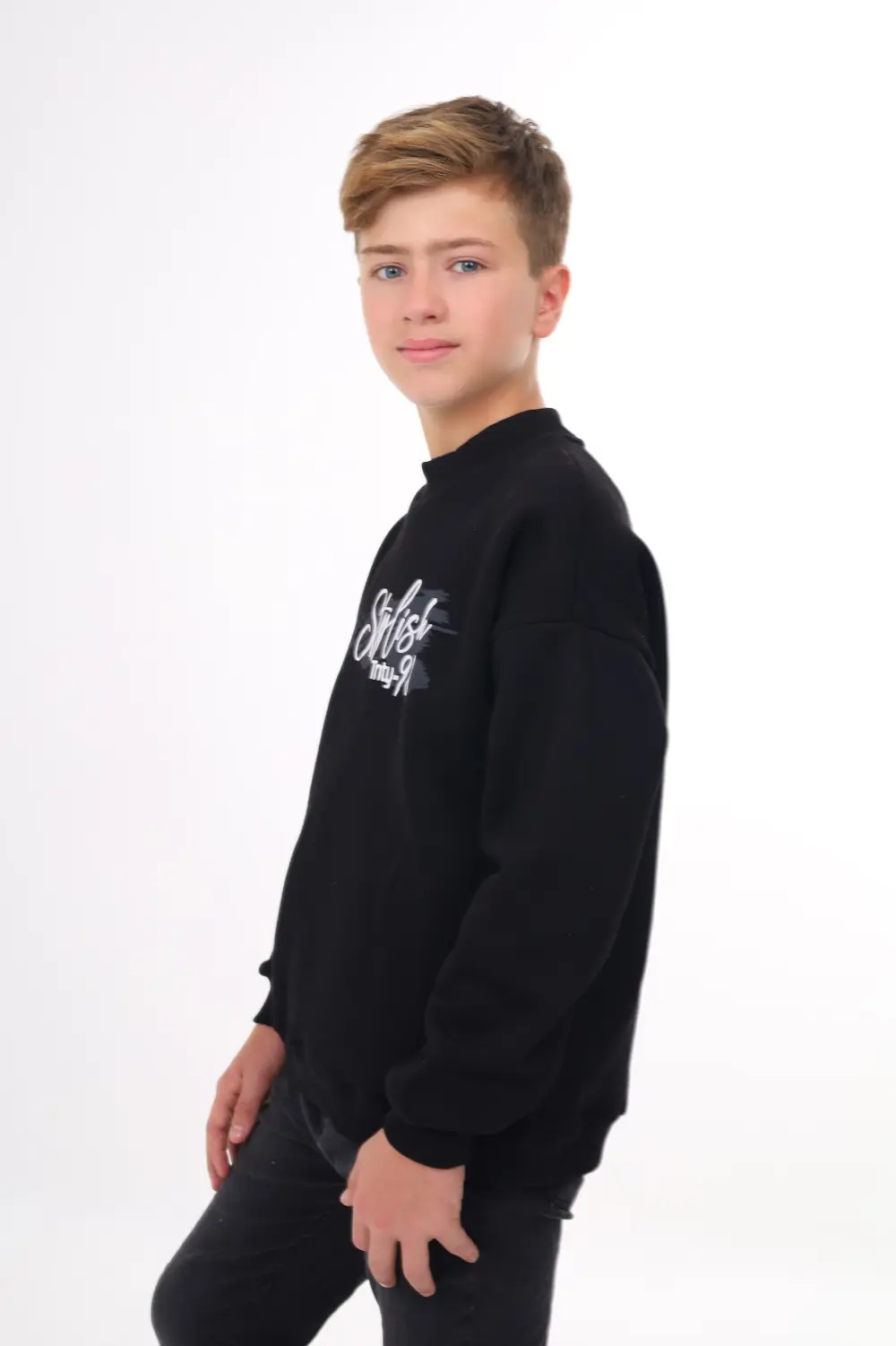 Toontoy Erkek Çocuk Baskılı Sweatshirt