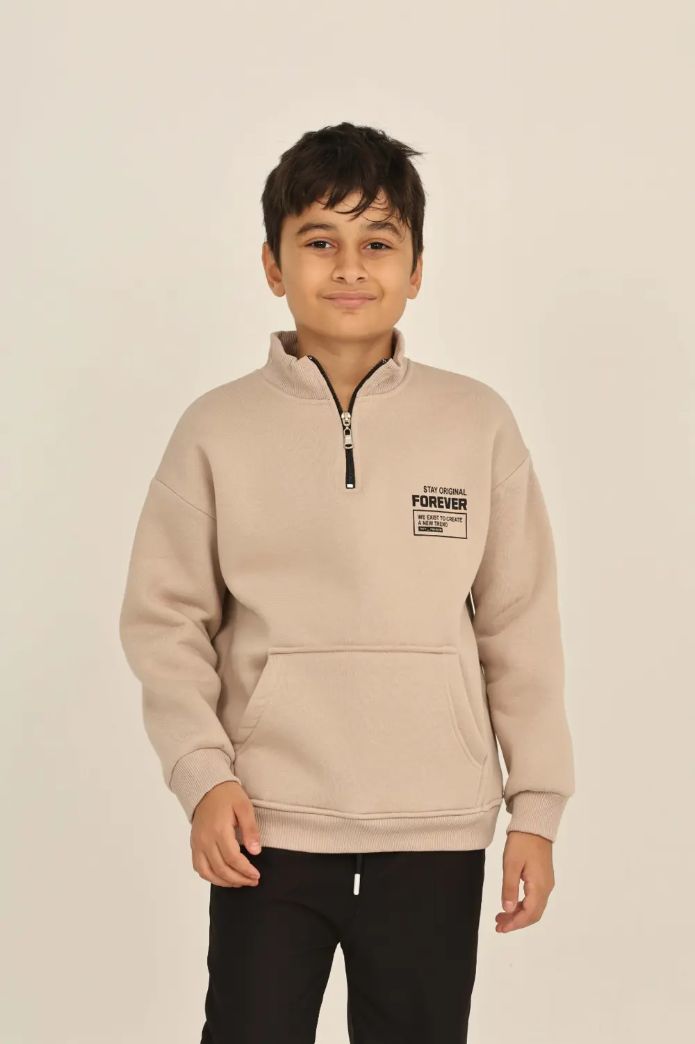 Toontoy Erkek Çocuk Forever Baskılı Sweatshirt