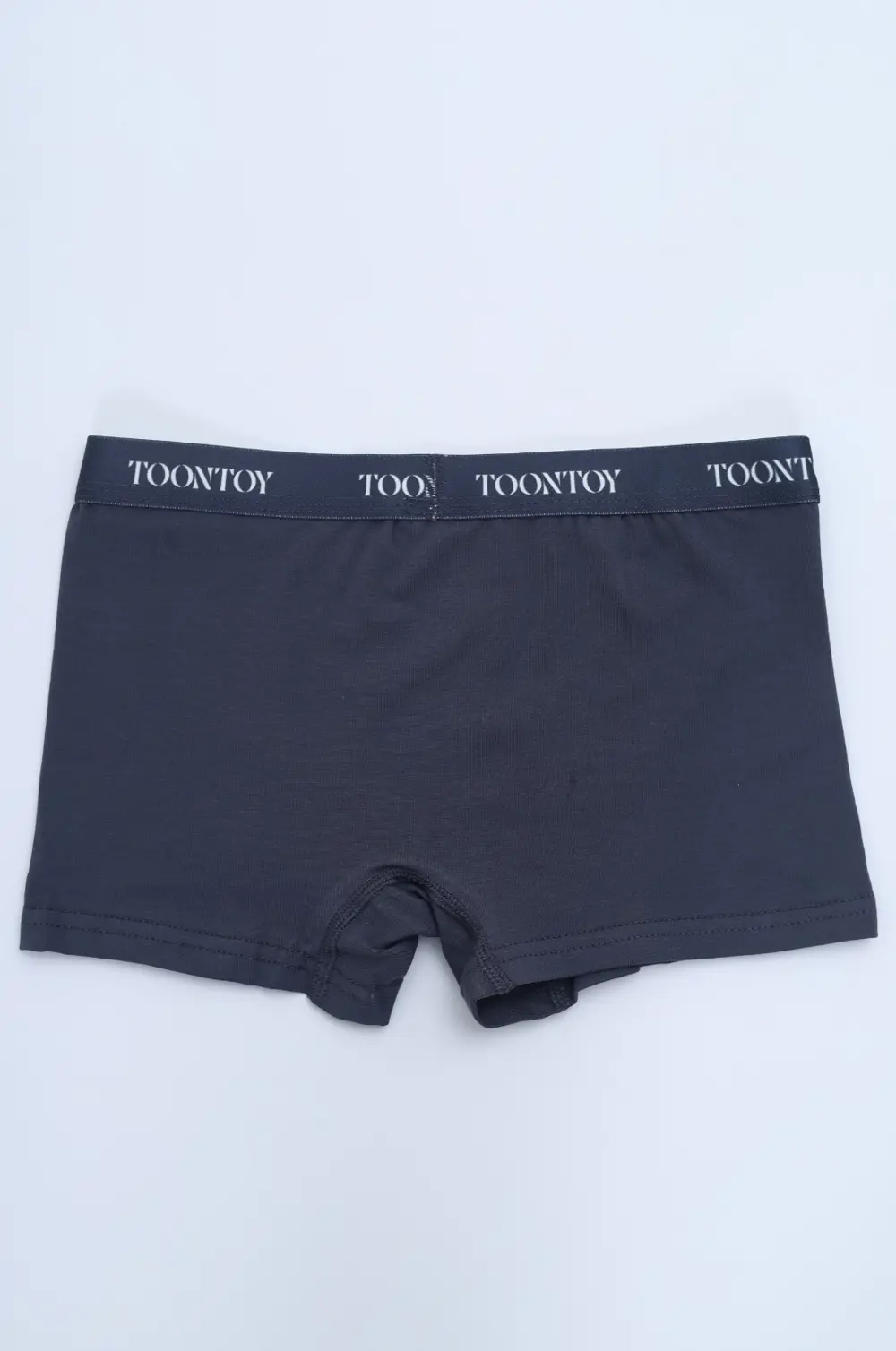 Toontoy Erkek Çocuk Kemer Yazılı Düz Baskılı 4lü Paket Boxer