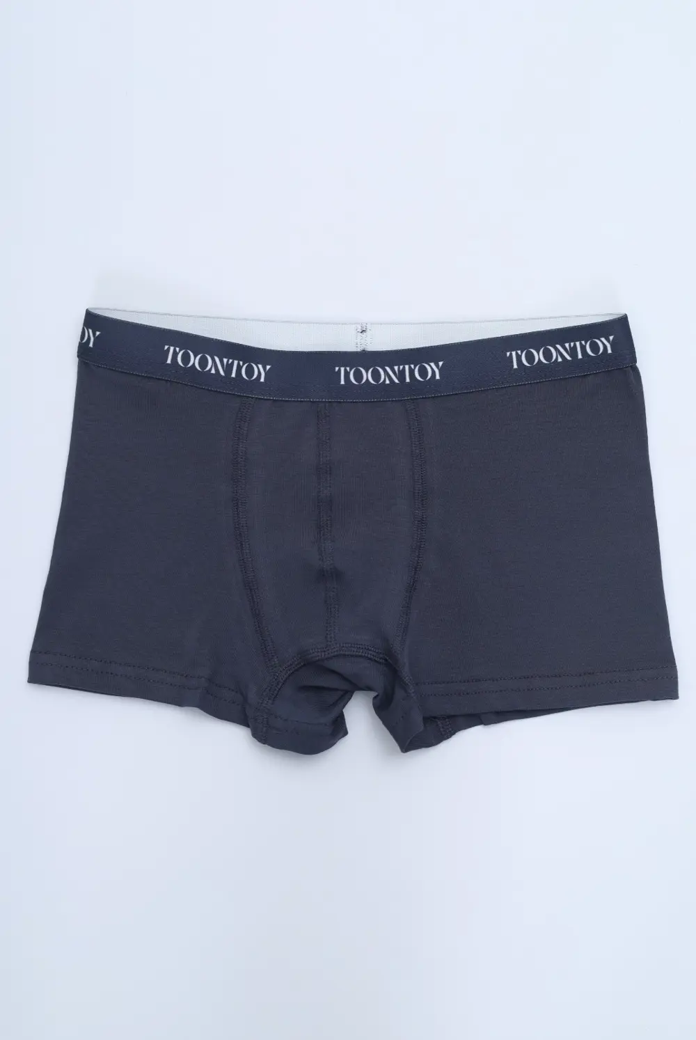 Toontoy Erkek Çocuk Kemer Yazılı Düz Baskılı 4lü Paket Boxer