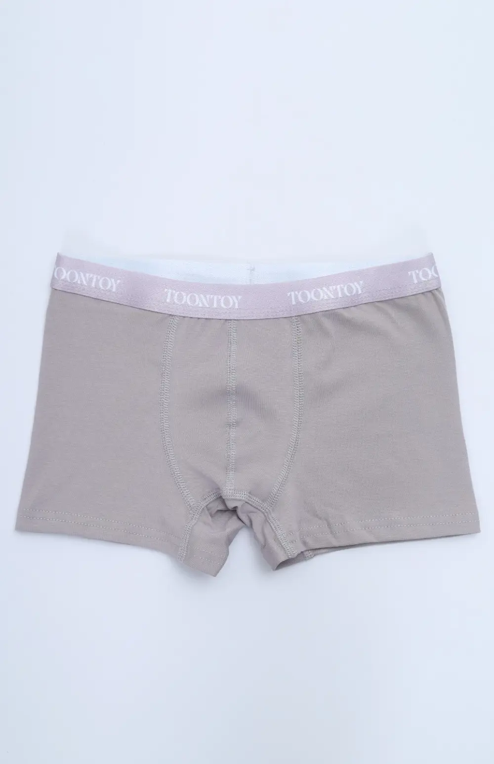 Toontoy Erkek Çocuk Kemer Yazılı Düz Baskılı 4lü Paket Boxer