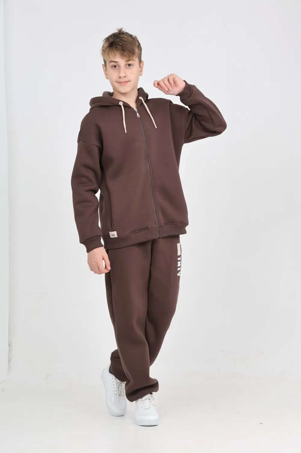 Toontoy Erkek Çocuk Kolu Baskılı Eşofman Takım