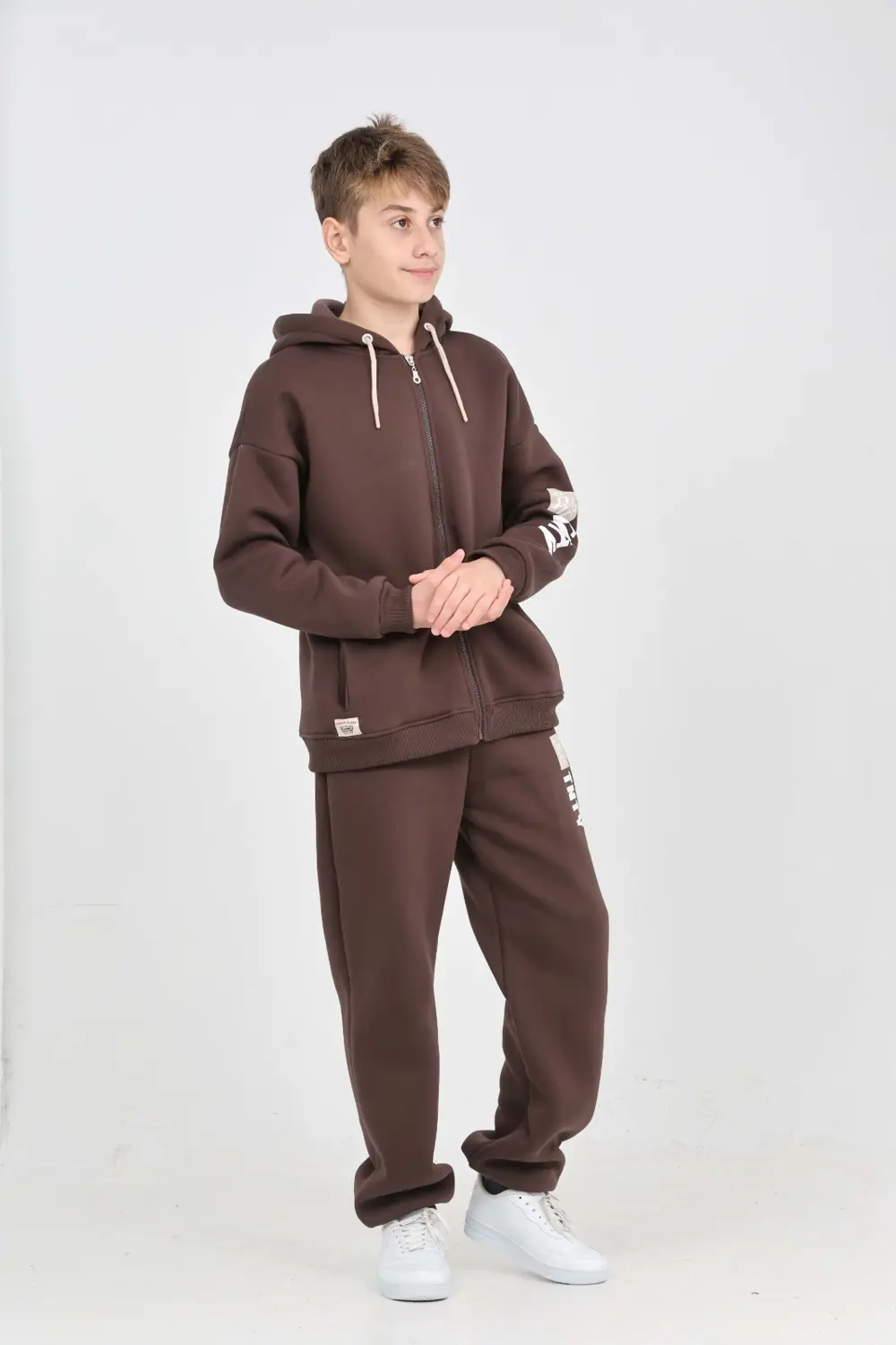 Toontoy Erkek Çocuk Kolu Baskılı Eşofman Takım