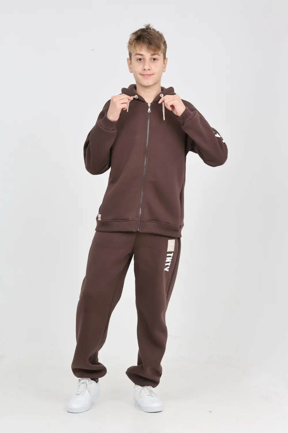 Toontoy Erkek Çocuk Kolu Baskılı Eşofman Takım