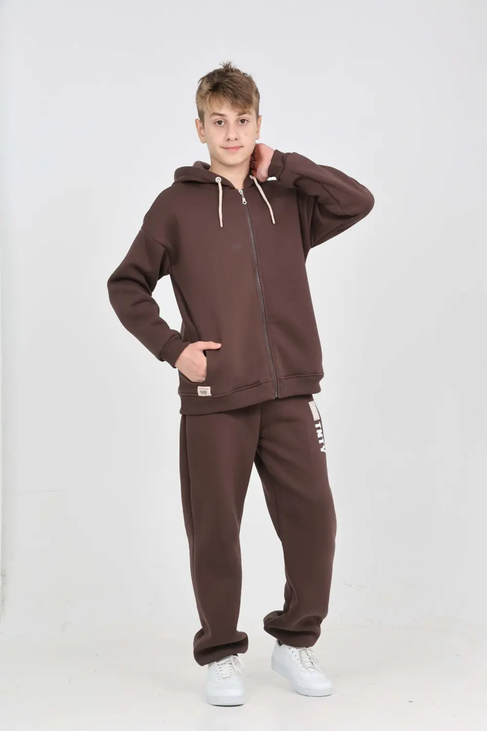 Toontoy Erkek Çocuk Kolu Baskılı Eşofman Takım