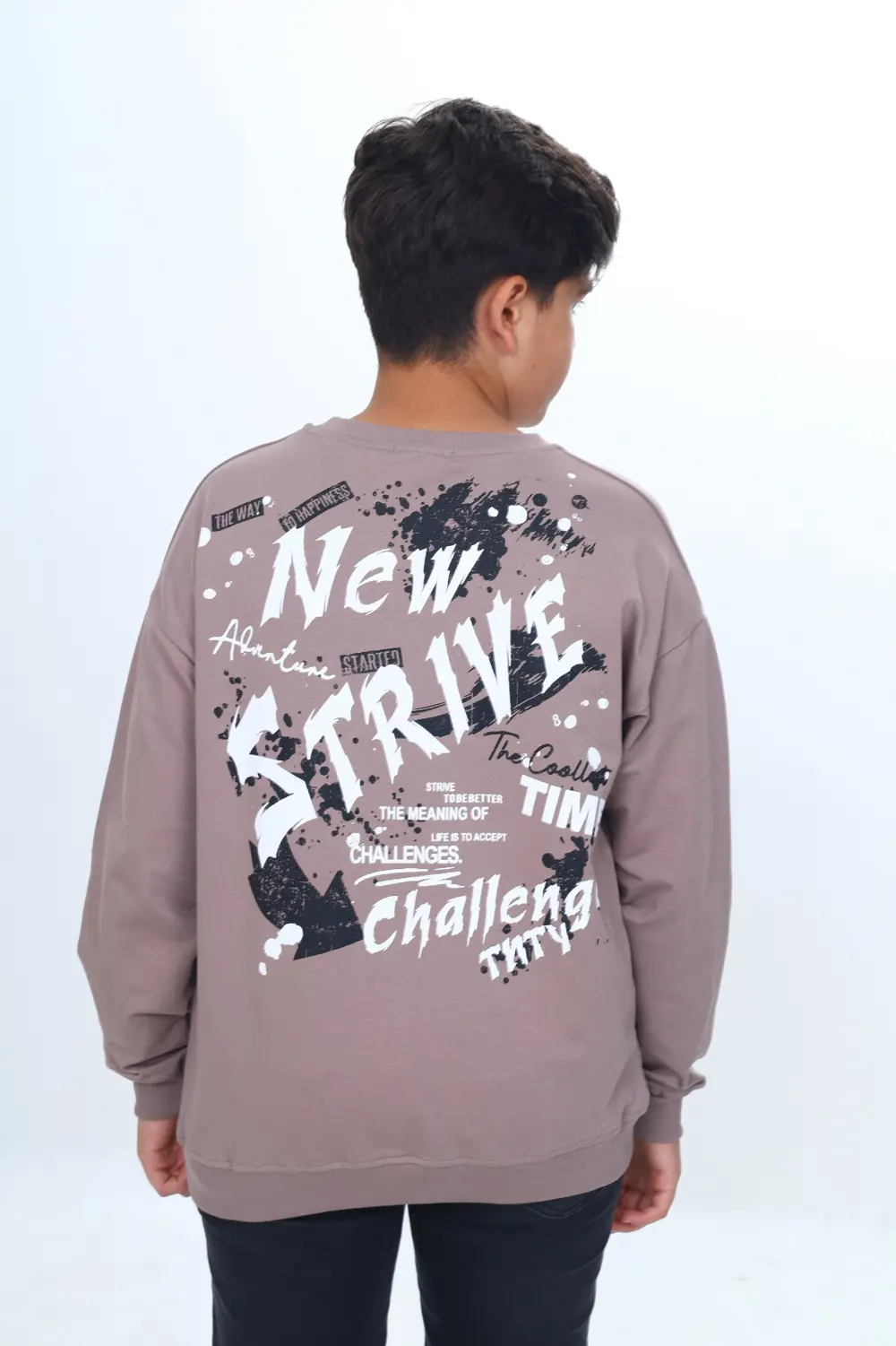 Toontoy Erkek Çocuk New Strıve Baskılı Sweatshirt