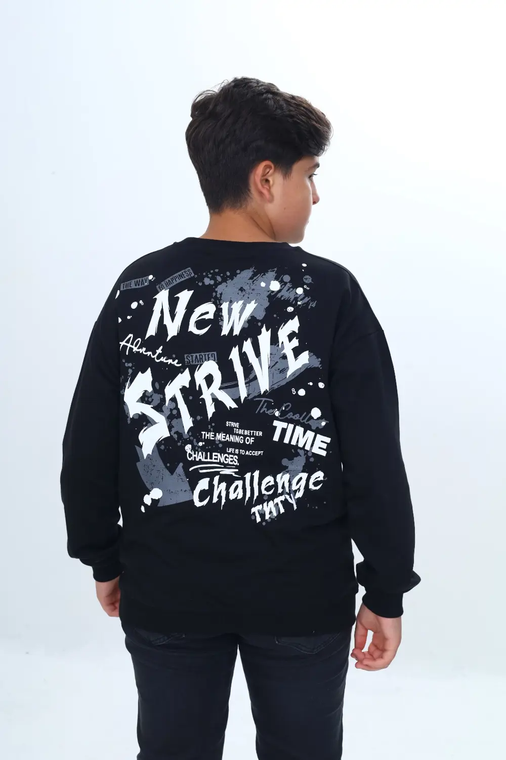 Toontoy Erkek Çocuk New Strıve Baskılı Sweatshirt