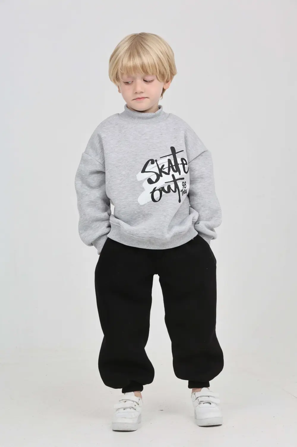 Toontoy Erkek Çocuk Skate Arka Baskılı Eşofman Takım