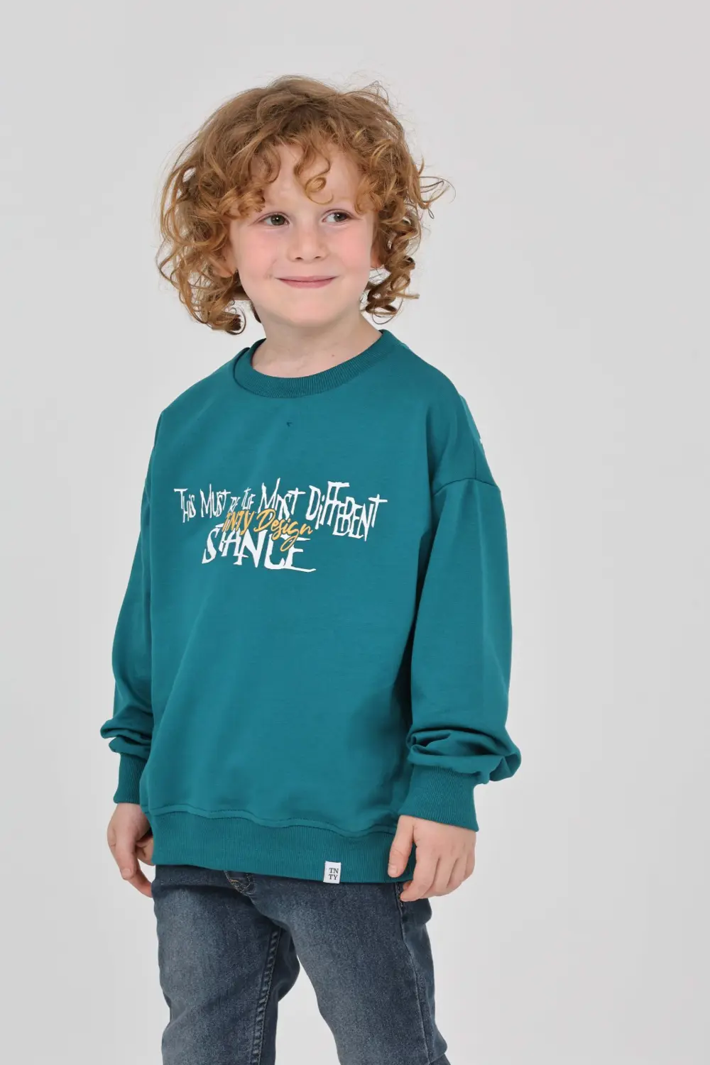 Toontoy Erkek Çocuk Tnty Design Baskılı Sweatshirt