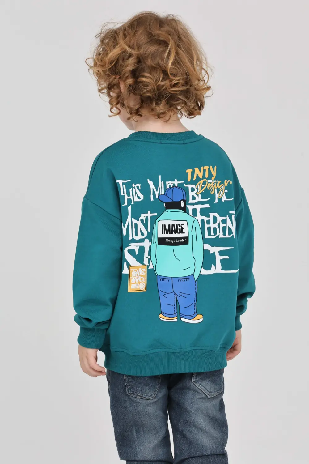 Toontoy Erkek Çocuk Tnty Design Baskılı Sweatshirt