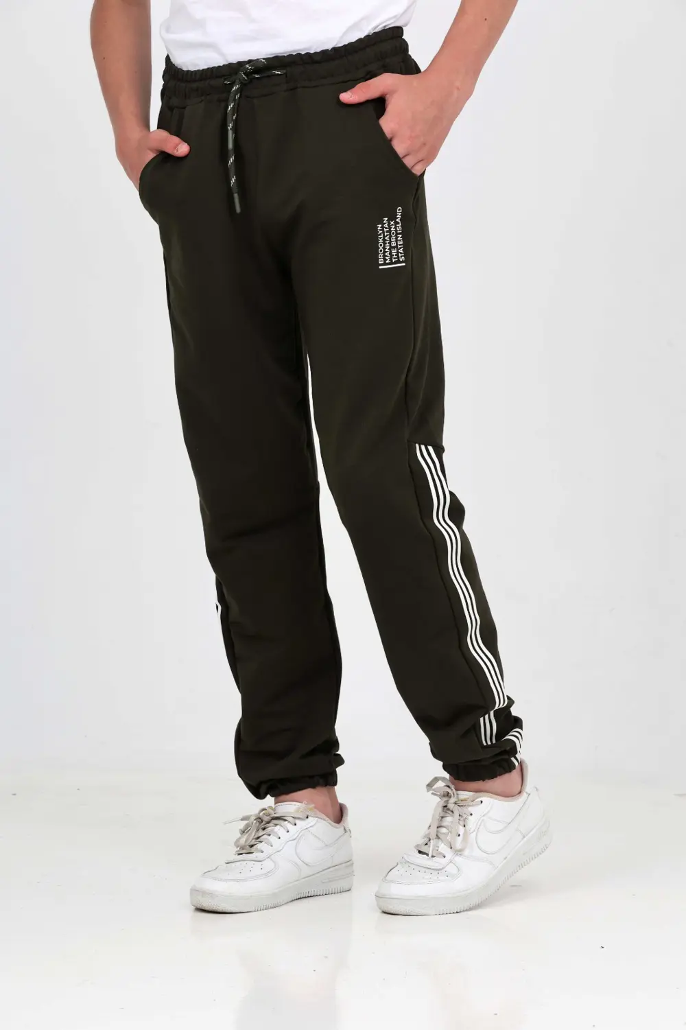 Toontoy Erkek Çocuk Üç Şeritli Eşofman Alt