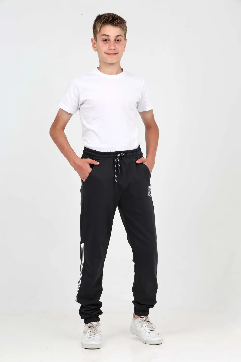 Toontoy Erkek Çocuk Üç Şeritli Eşofman Alt