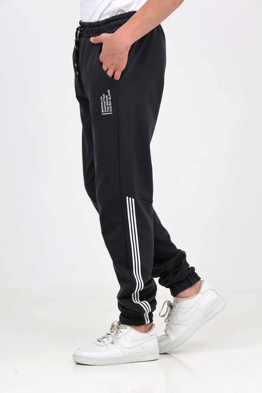 Toontoy Erkek Çocuk Üç Şeritli Eşofman Alt