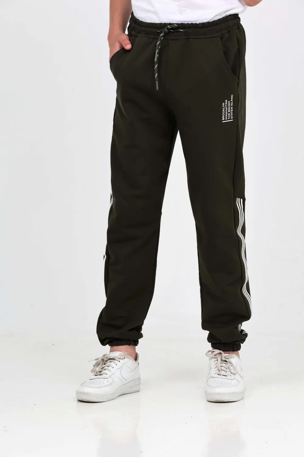 Toontoy Erkek Çocuk Üç Şeritli Eşofman Alt