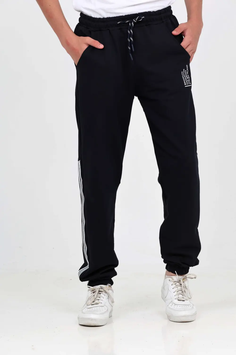 Toontoy Erkek Çocuk Üç Şeritli Eşofman Alt