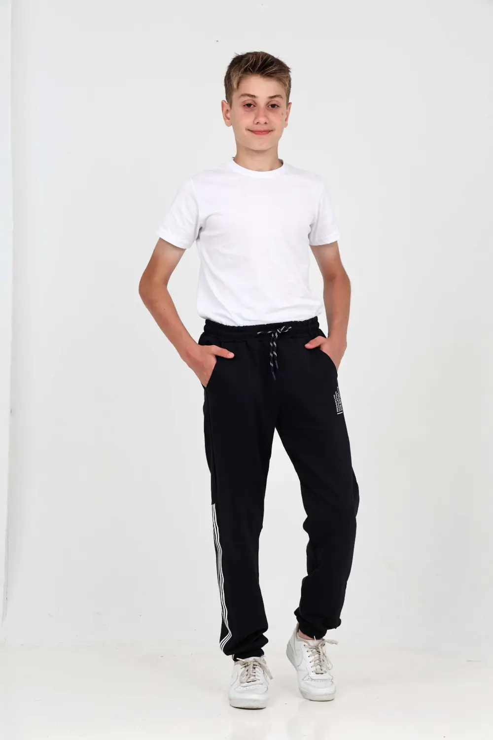 Toontoy Erkek Çocuk Üç Şeritli Eşofman Alt