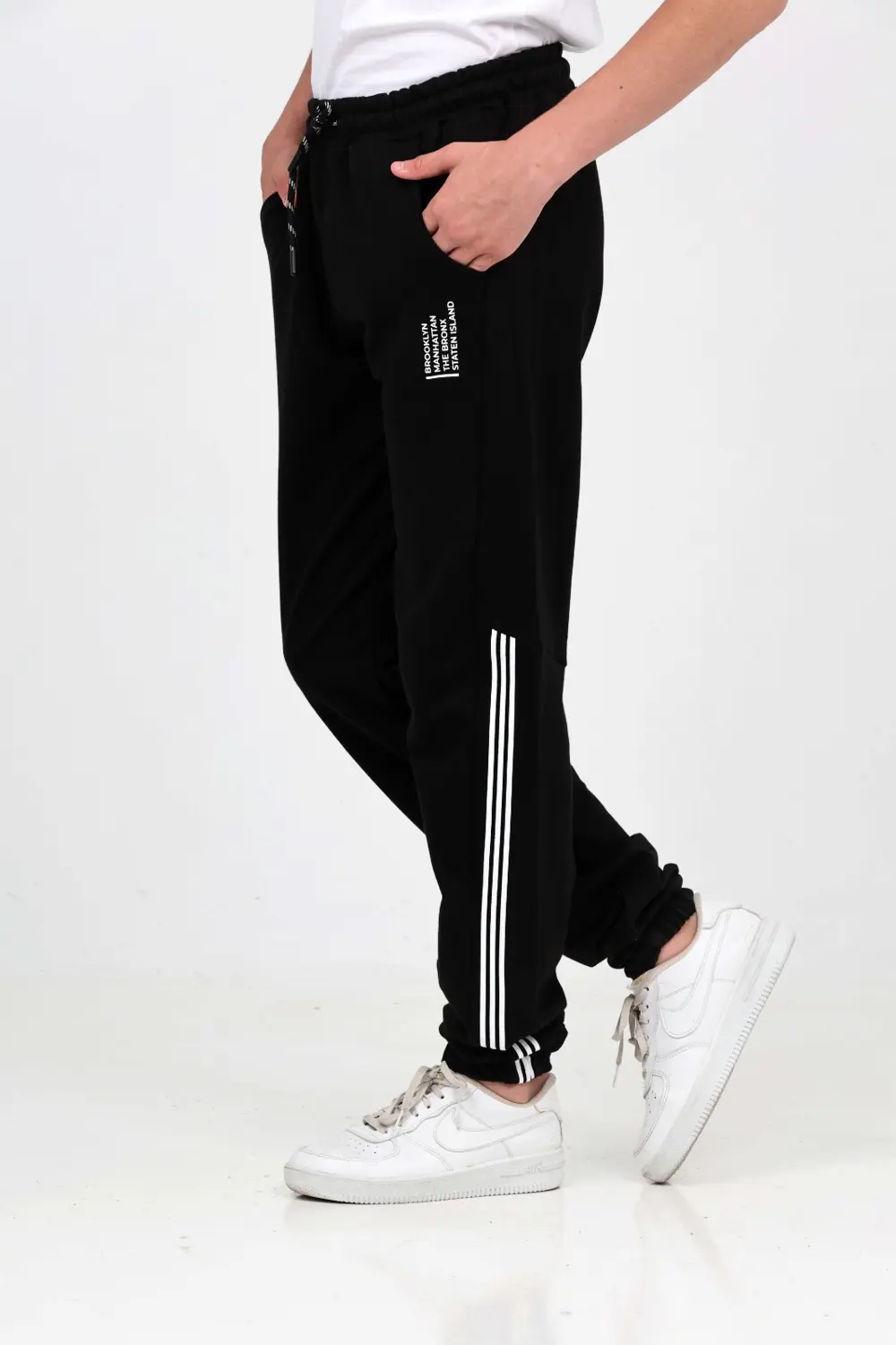 Toontoy Erkek Çocuk Üç Şeritli Eşofman Alt