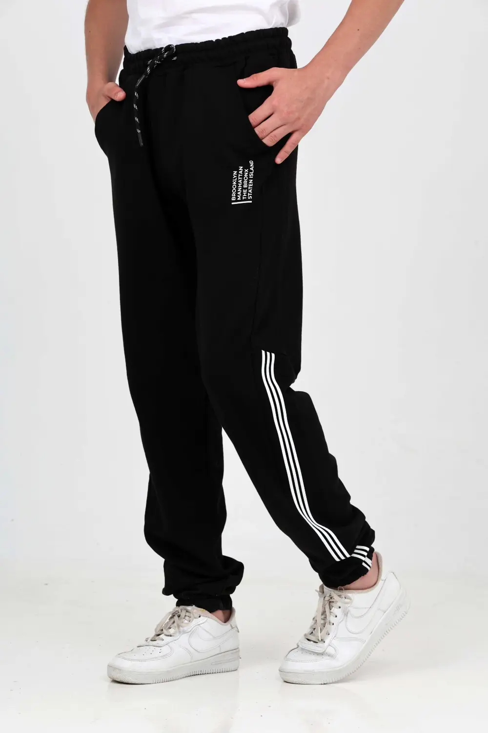 Toontoy Erkek Çocuk Üç Şeritli Eşofman Alt