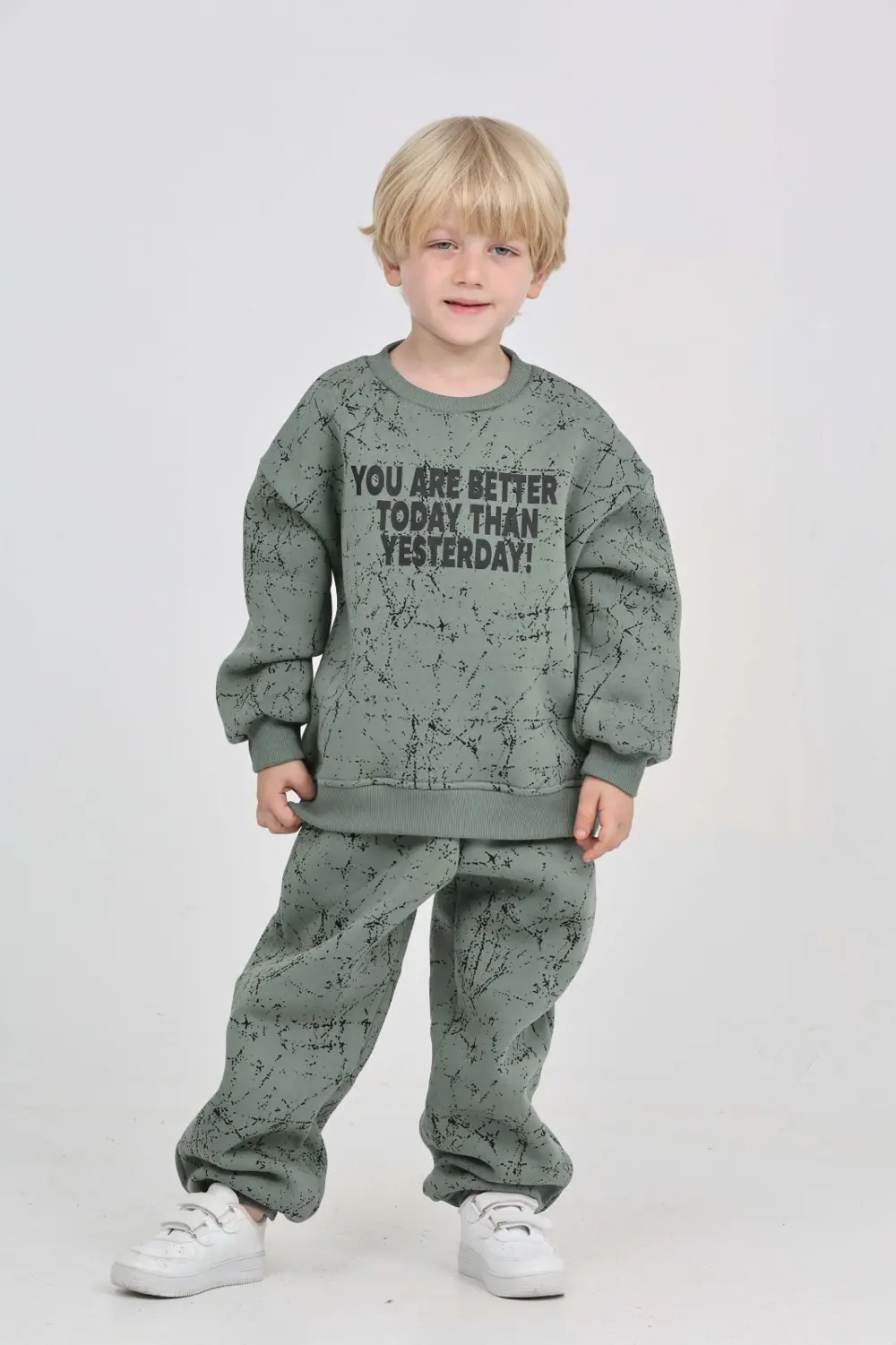 Toontoy Erkek Çocuk Yesterday Baskılı Eşofman Takım